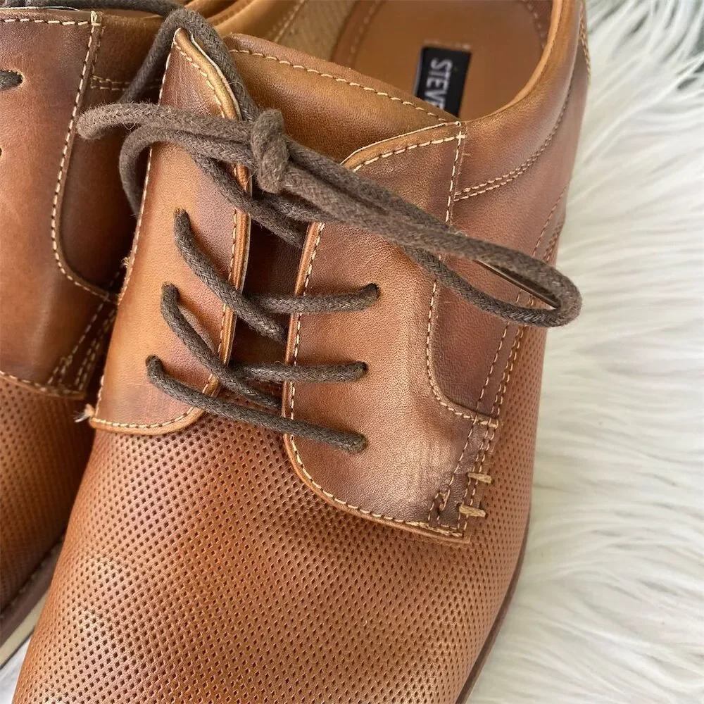 Steve Madden Men's Oxford Shoes Size 9 Brown Lace Up
